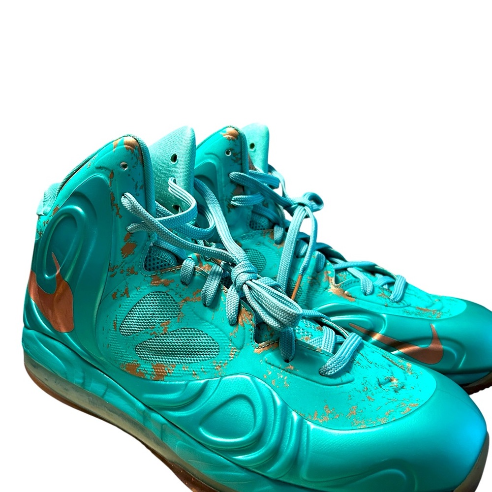Nike Air Max Hyperposite Statue Of Liberty 2012 RARE NIB Size 12 From NFL Player - Picture 2 of 6